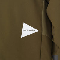 and wander(アンドワンダー)/ハイブリッドベースレイヤーロングスリーブシャツ/WOMENS