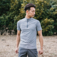 finetrack(ファイントラック)/ドラウトゼファージップT/ライトグレー/MENS
