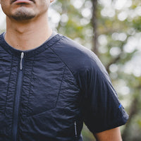 finetrack(ファイントラック)/ポリゴン2ULハーフスリーブジャケット/ブラック/MENS