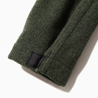 and wander(アンドワンダー)/トップフリースジャケット/ダークグリーン/UNISEX