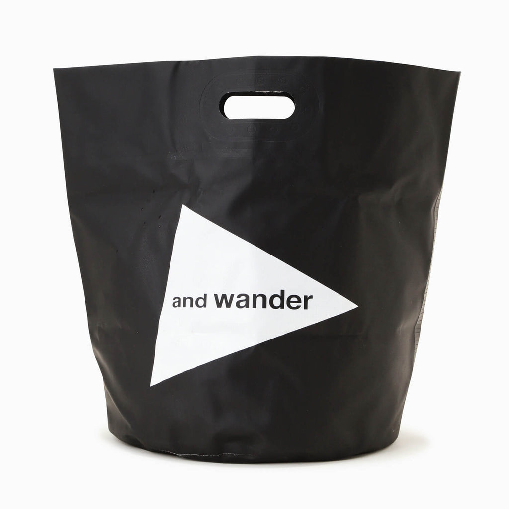 and wander(アンドワンダー)/ストレージバケツ35L/ブラック