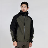 PeakPerformance(ピークパフォーマンス)/パックジャケット/ブラック×カーキ/MENS