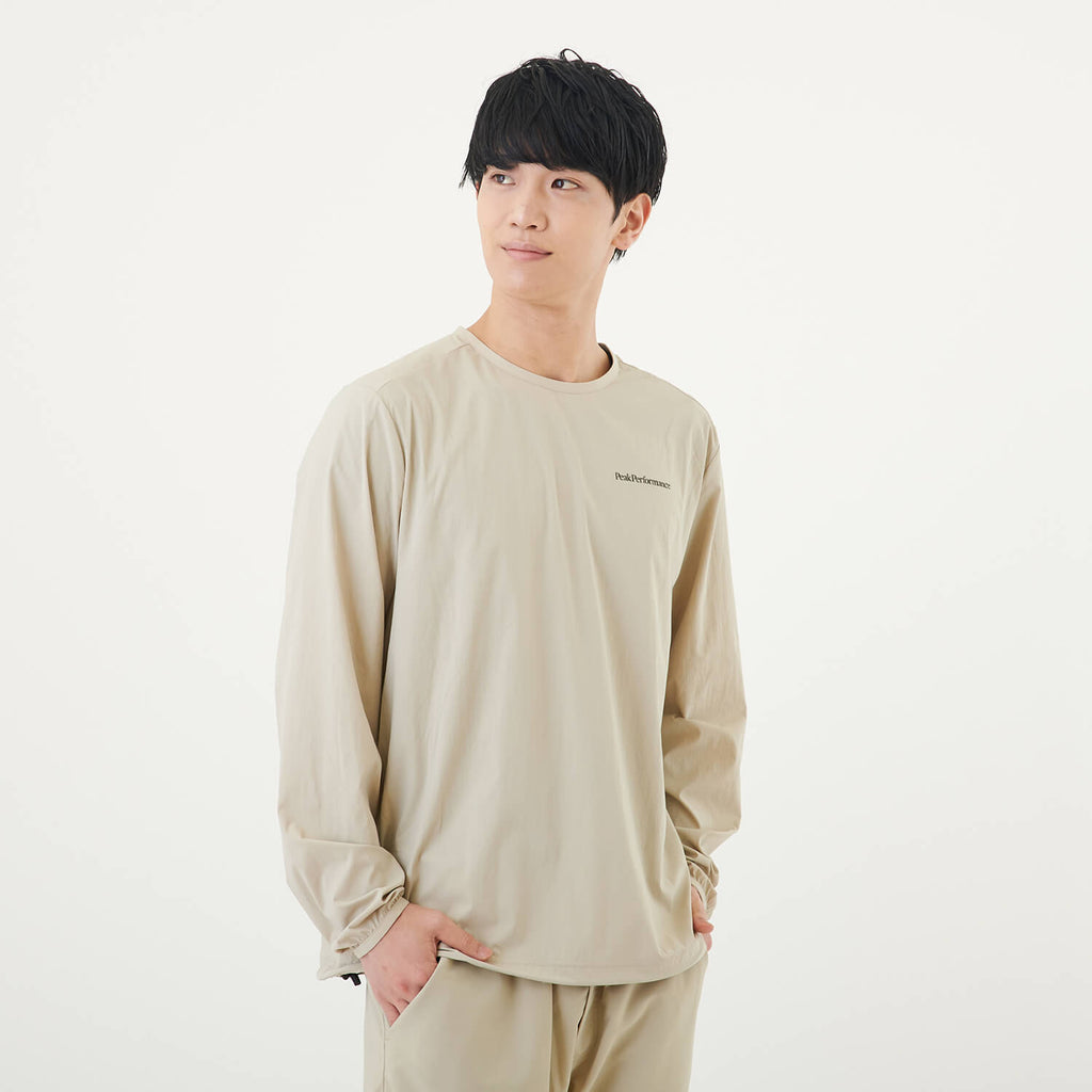 PeakPerformance(ピークパフォーマンス)/テックA2Bライトクルー/ベージュ/MENS