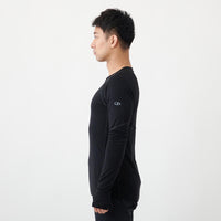 icebreaker(アイスブレーカー)/150 ゾーン ロングスリーブ クルー/ブラック/MENS
