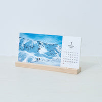 2月：「雪山に魅せられて」