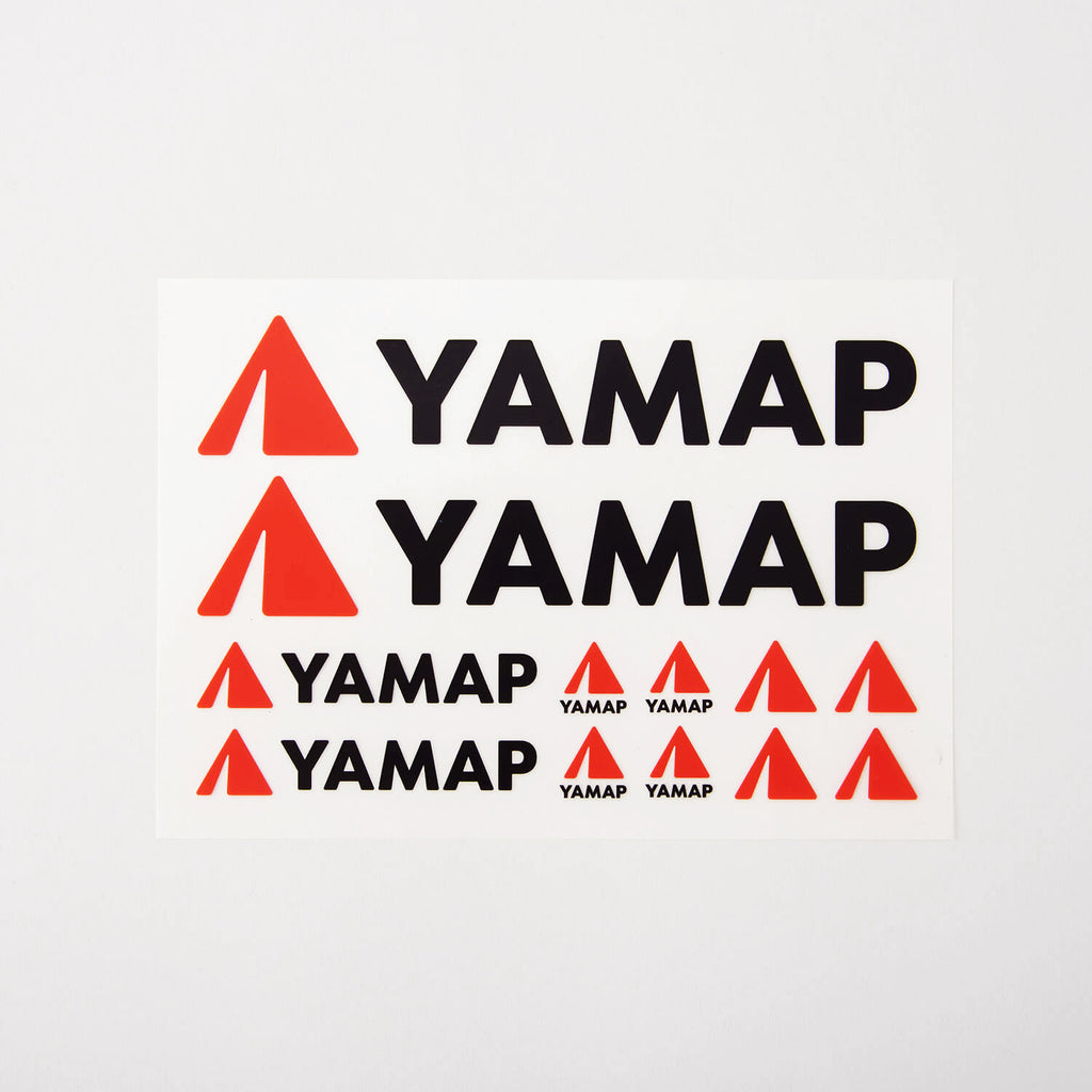 YAMAP（ヤマップ）/オリジナルステッカーセット/ブラック