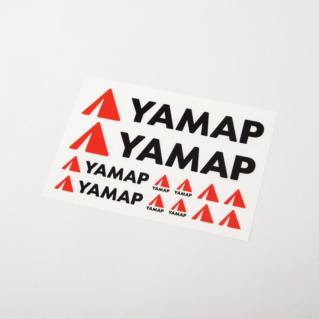 YAMAP（ヤマップ）/オリジナルステッカーセット/ブラック