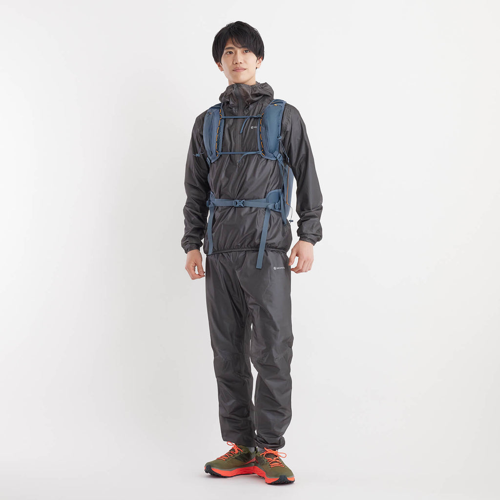 モデル 178cm　着用サイズ：M　着用カラー： チャコール