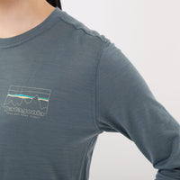 patagonia（パタゴニア）/ロングスリーブキャプリーンクールメリノグラフィックシャツ/WOMENS