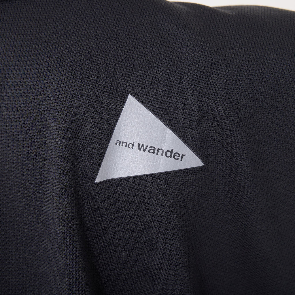 and wander（アンドワンダー）/ドライジャージーショートスリーブティー/WOMENS