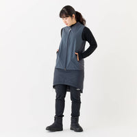 モデル 157cm　着用サイズ：S　着用カラー：ブルーグレー