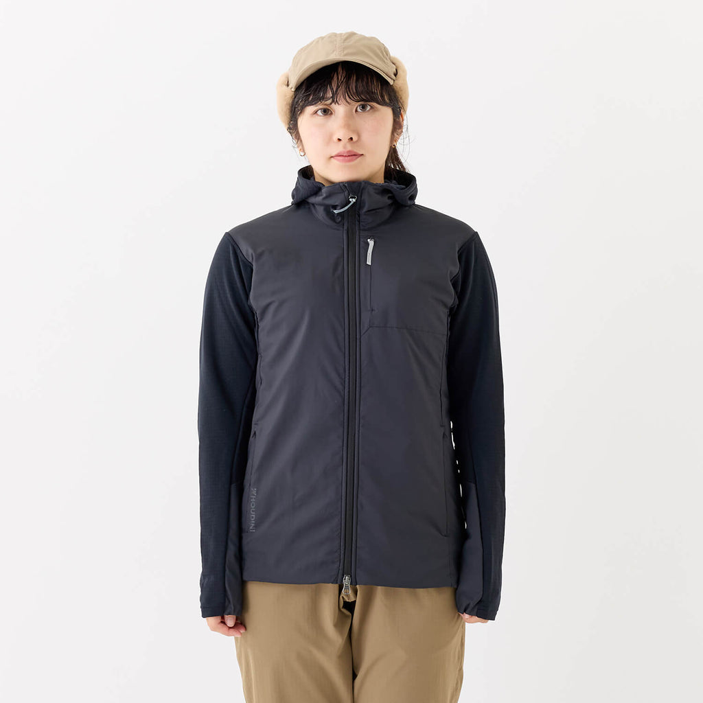 モデル 157cm　着用サイズ：S　着用カラー：ブラック
