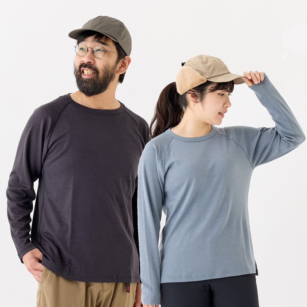 YAMAP（ヤマップ）/プラックスウール200ロングスリーブT/UNISEX