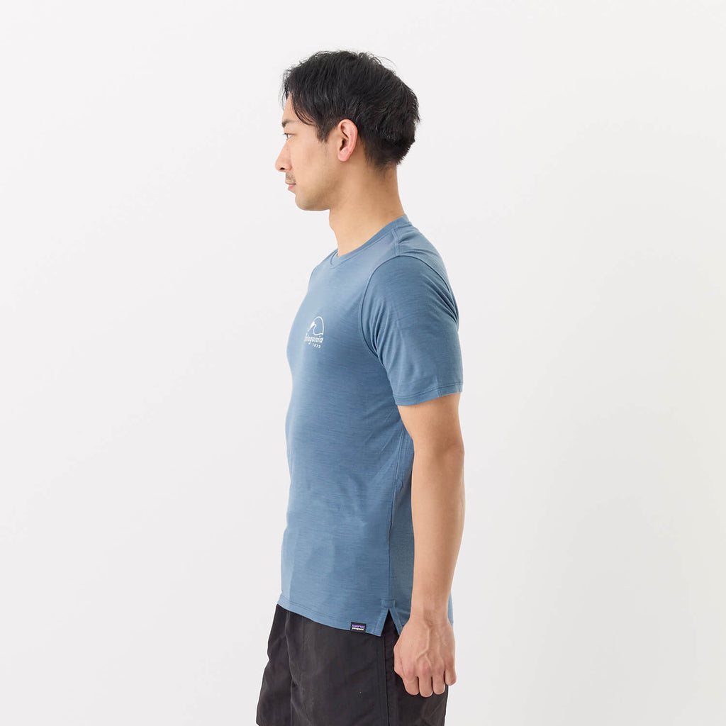 モデル 178cm　着用サイズ：S　着用カラー：ブルーグレー