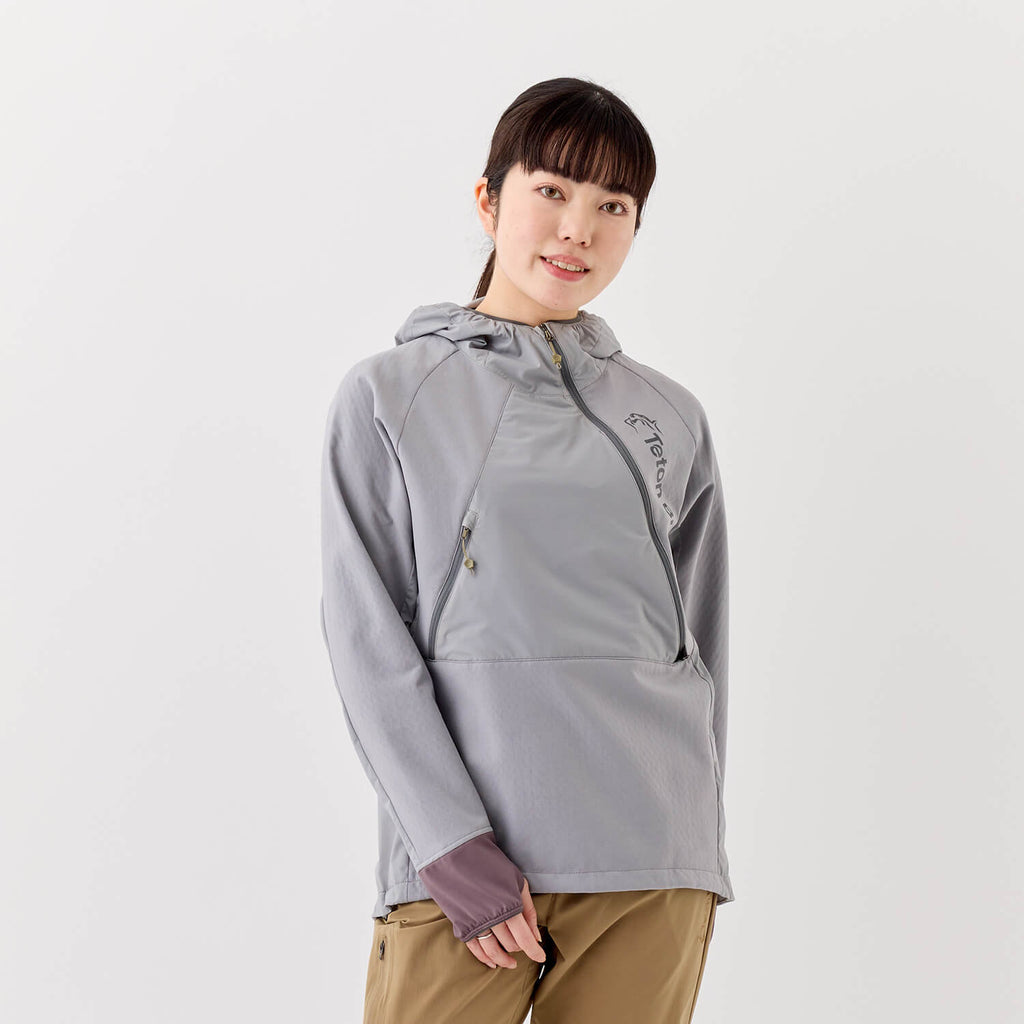 モデル 157cm　着用サイズ：M　着用カラー：グレー