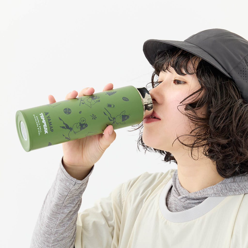 YAMAP（ヤマップ）/オリジナル テンピークスクリューマグボトル 500ml