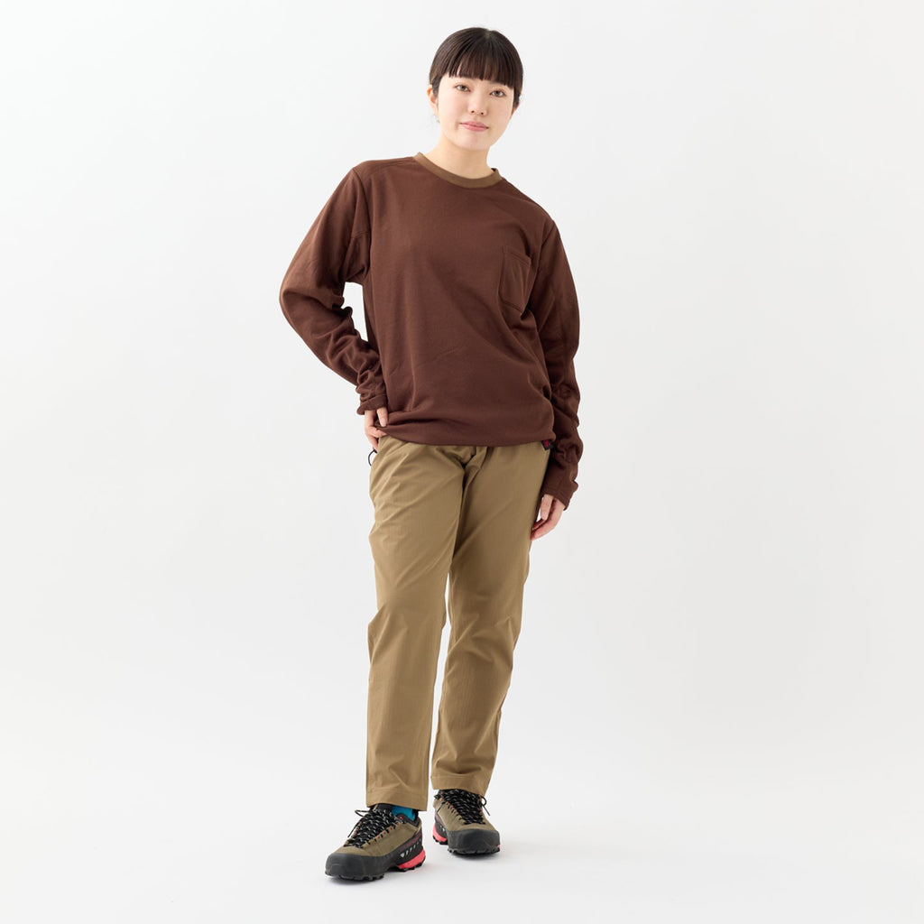 モデル 157cm　着用サイズ：XS　着用カラー：ベージュ