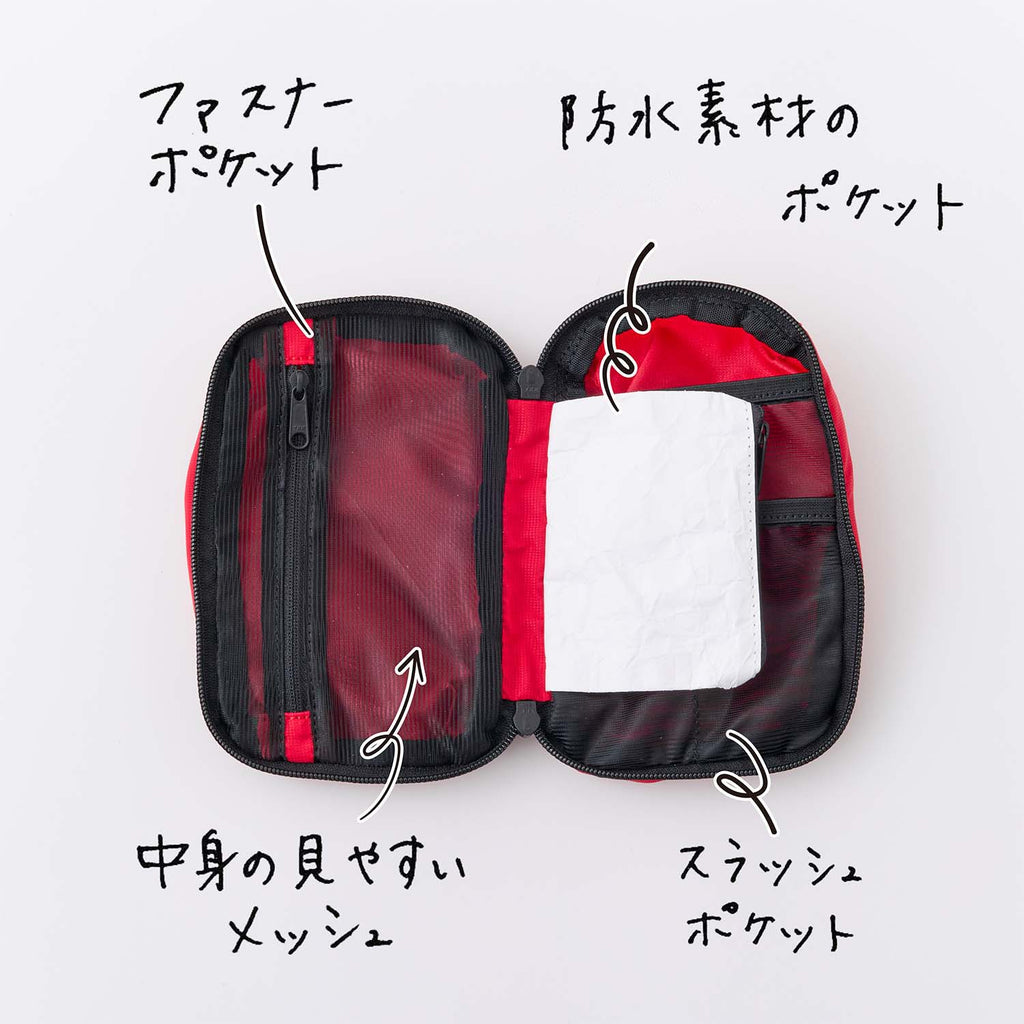 必要なものにアクセスしやすい仕分け収納式