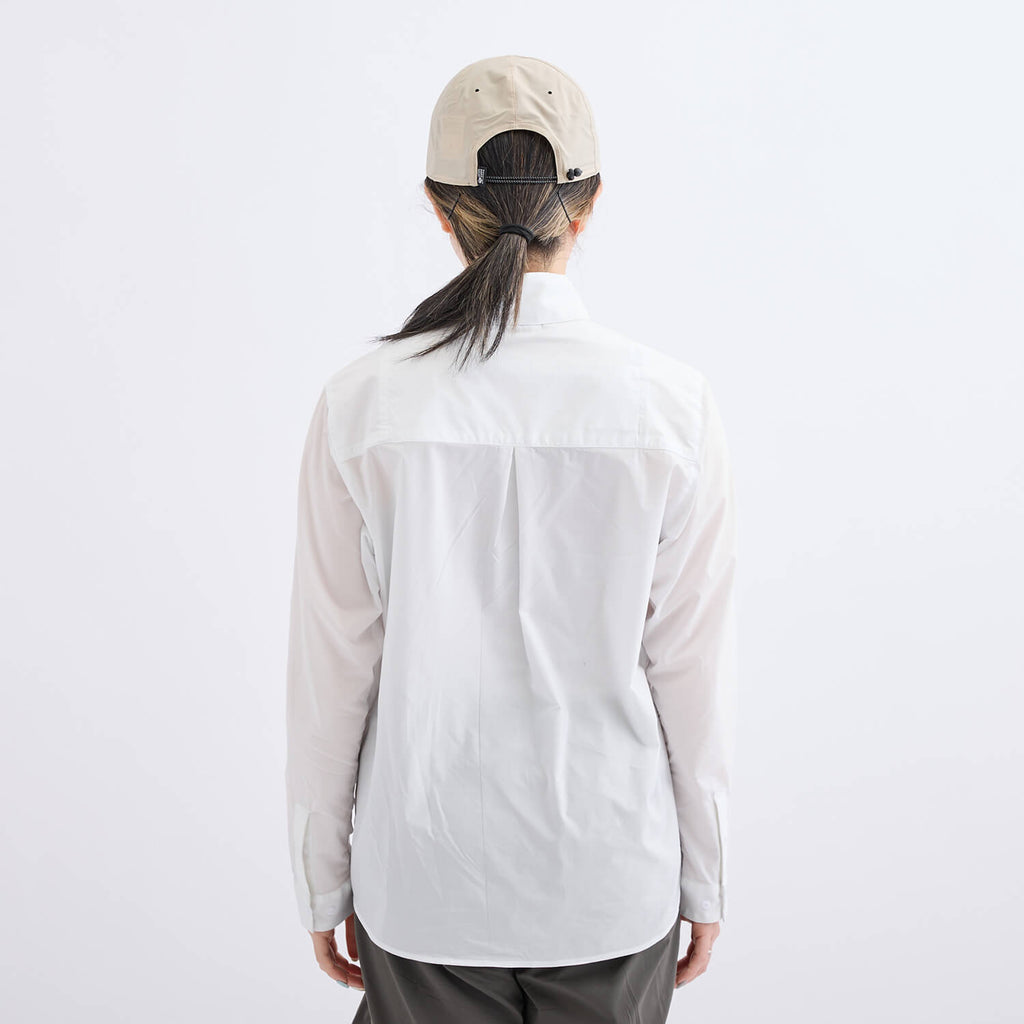 モデル 157cm　着用サイズ：XS　着用カラー：ホワイト