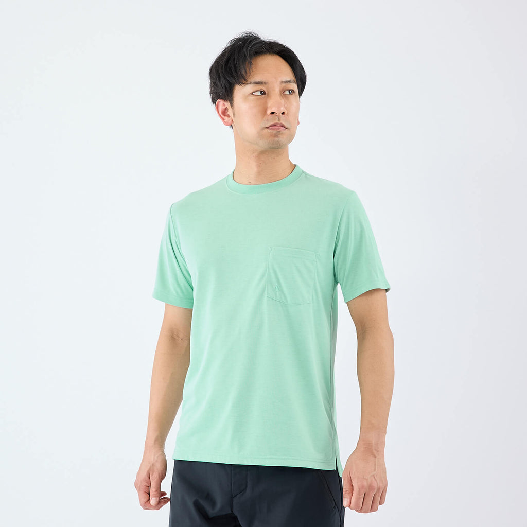 モデル 178cm　着用サイズ：M　着用カラー：ライトグリーン