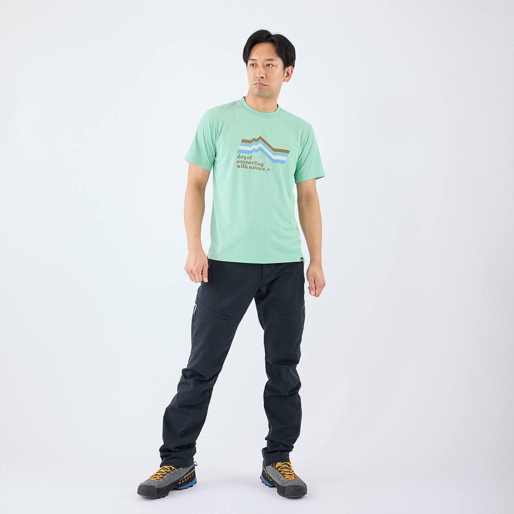 モデル 178cm　着用サイズ：M　着用カラー：ライトグリーン