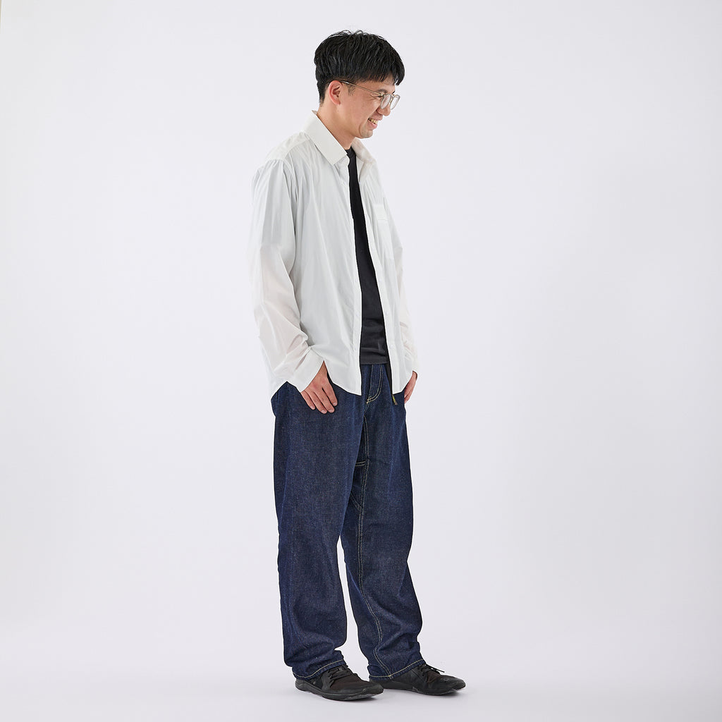 スタッフ：170cm　着用サイズ：M　着用カラー：ホワイト