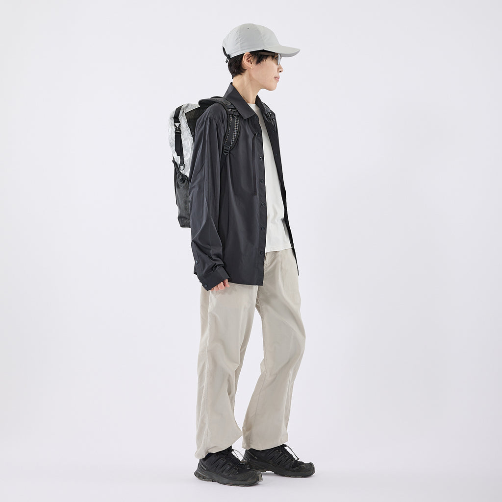 スタッフ：165cm　着用サイズ：M　着用カラー：ブラック