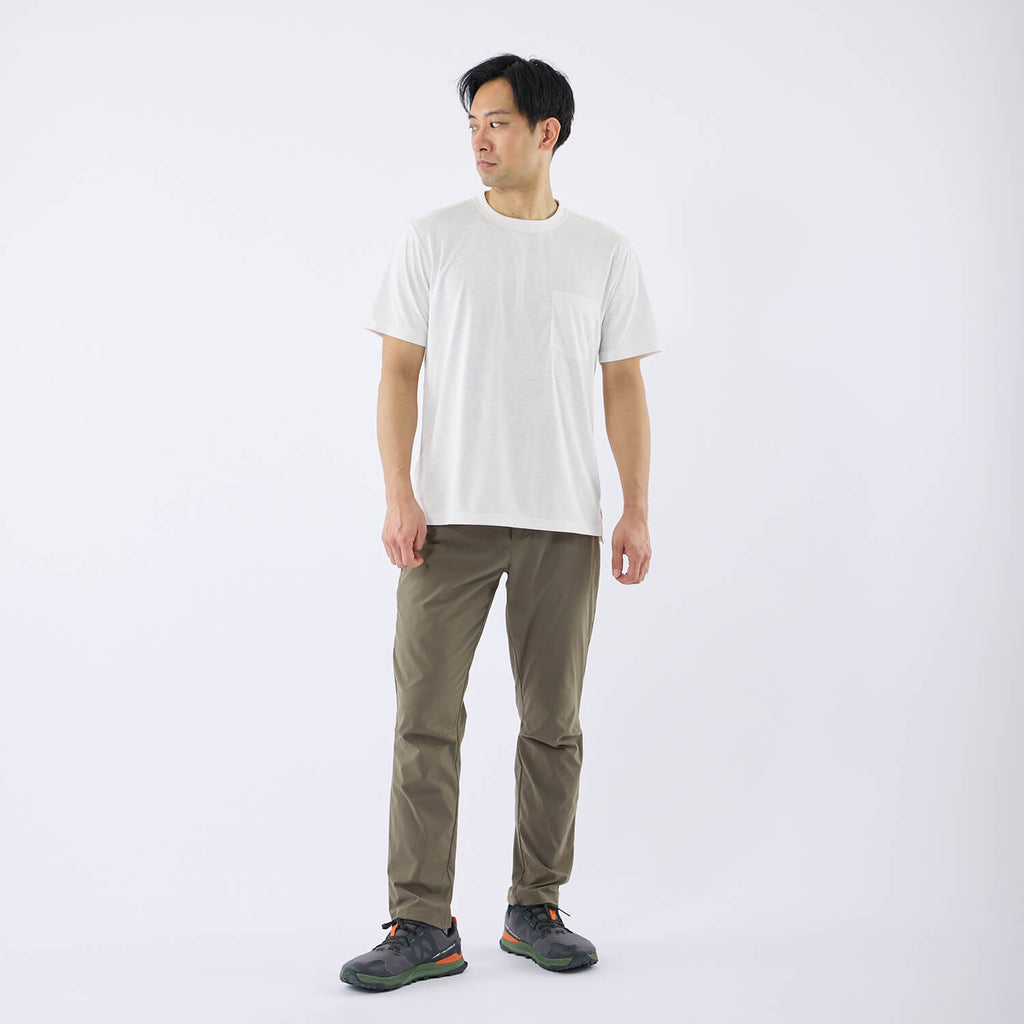 モデル 178cm　着用サイズ：L　着用カラー：ホワイト