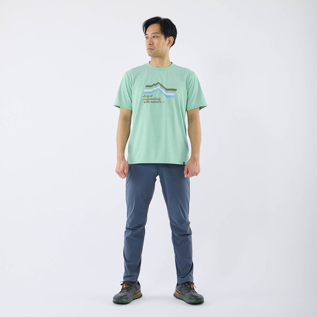 モデル 178cm　着用サイズ：L　着用カラー：ライトグリーン