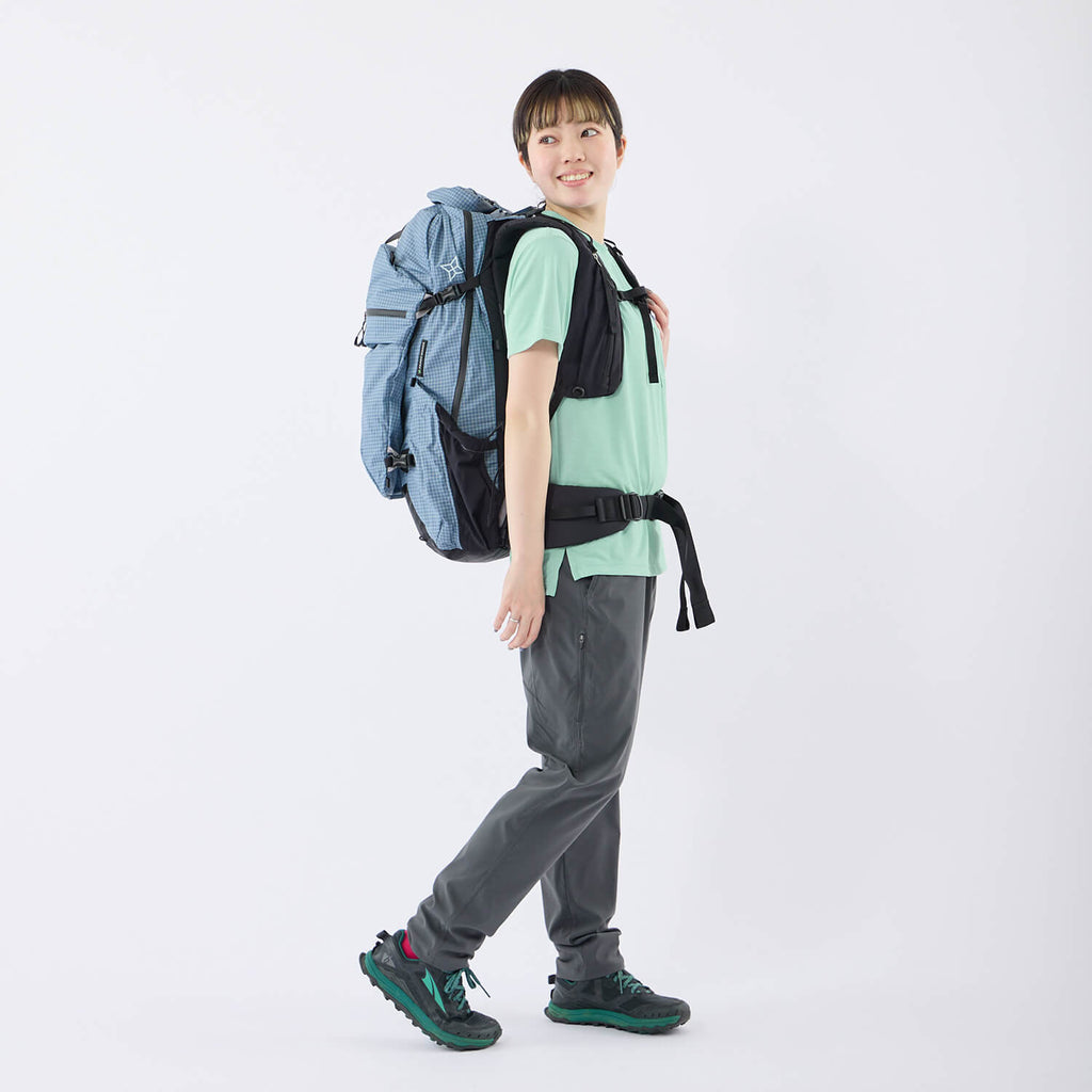 モデル 157cm　カラー：ブルー
