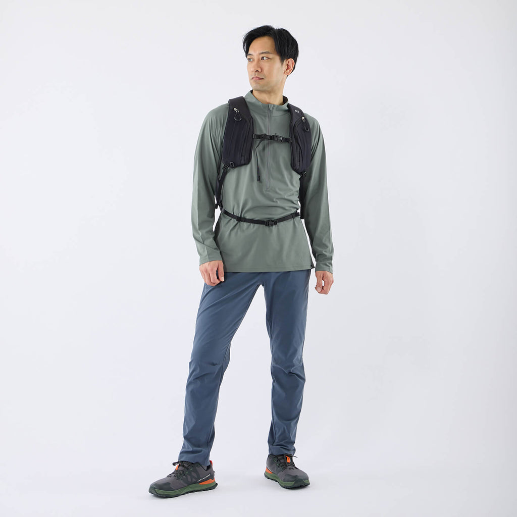モデル 178cm　カラー：ライトグレー