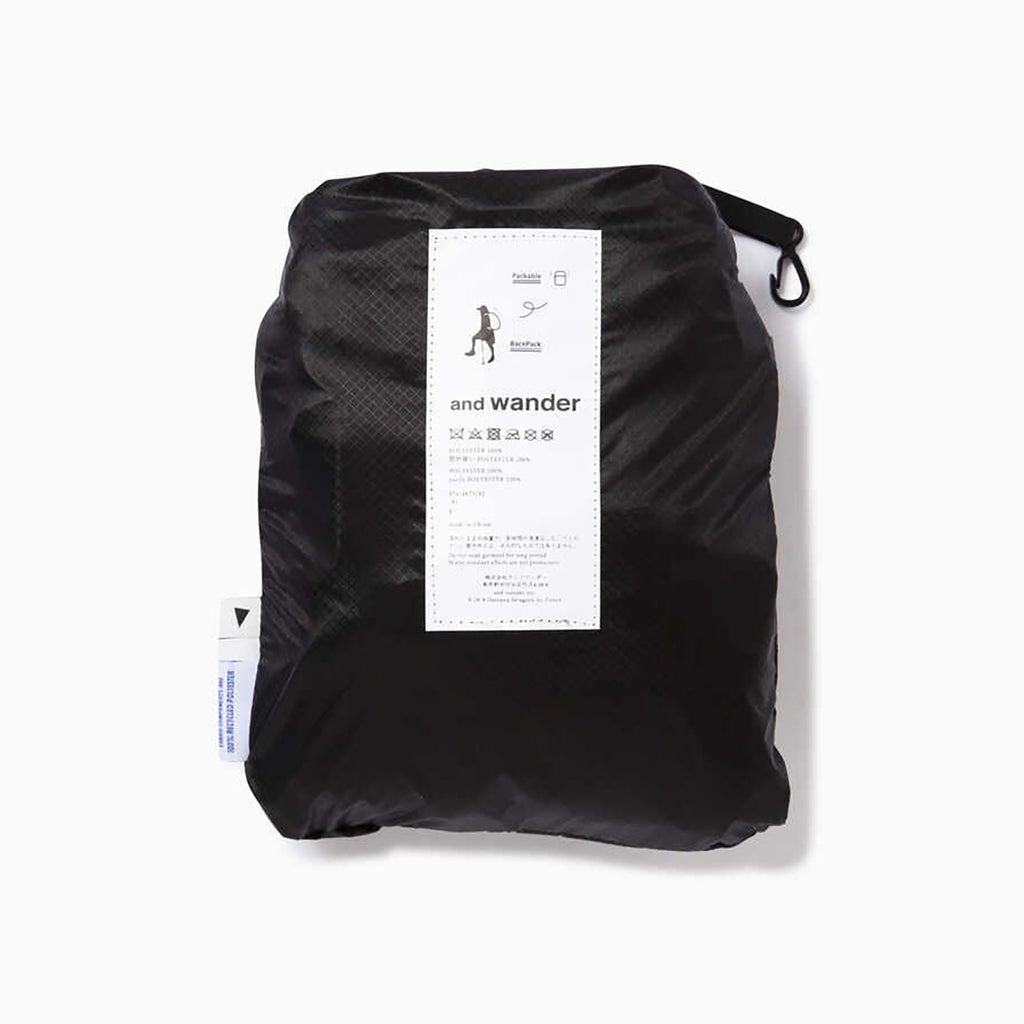 and wander（アンドワンダー）/エコパック20リットルデイパック/UNISEX