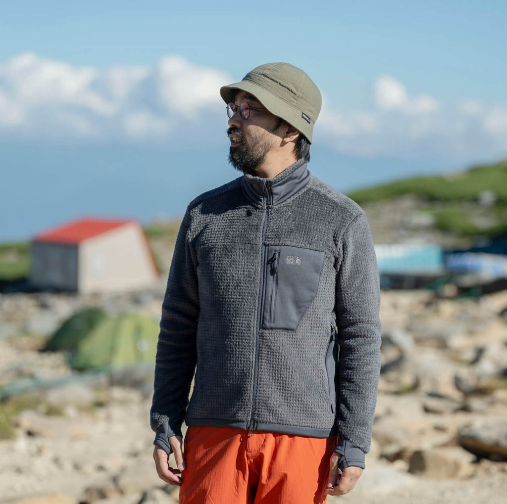 MOUNTAIN HARDWEAR（マウンテンハードウェア）/YAMAP別注 ポーラテックハイロフトグリッドジャケット/UNISEX