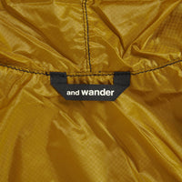and wander（アンドワンダー）/シルポンチョ/UNISEX