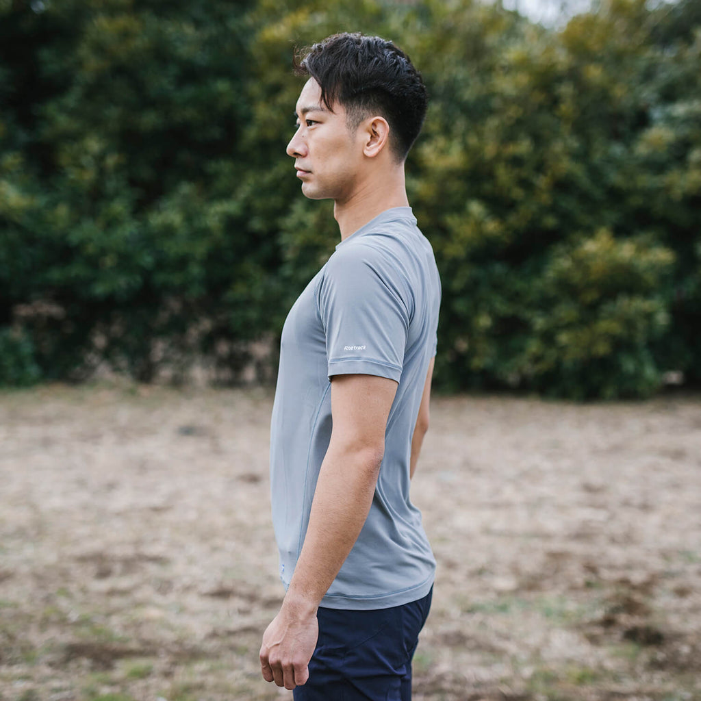 finetrack（ファイントラック）/ドラウトゼファーT/ライトグレー/MENS