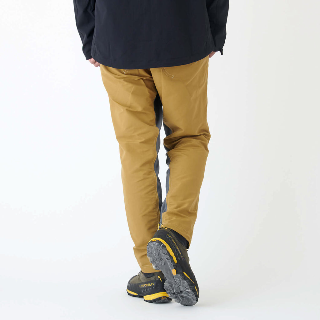 and wander（アンドワンダー）/60／40クロスリブパンツ/ダークベージュ/UNISEX