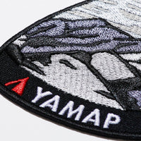 YAMAP（ヤマップ）/オリジナル刺繍ワッペン マウンテン/ブラック