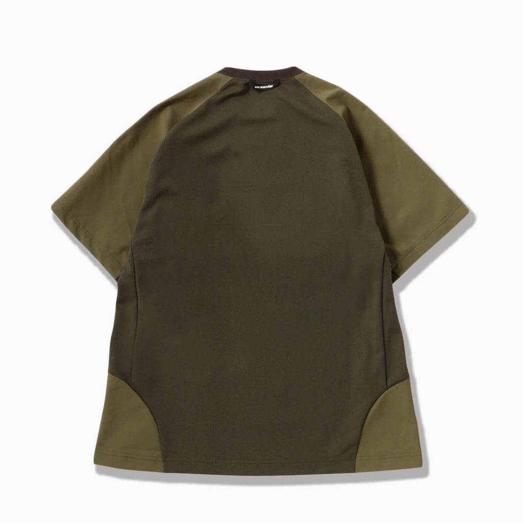 and wander（アンドワンダー）/ハイブリッドベースレイヤーショートスリーブシャツ/WOMENS