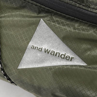 and wander（アンドワンダー）/シルウェストバッグ/UNISEX