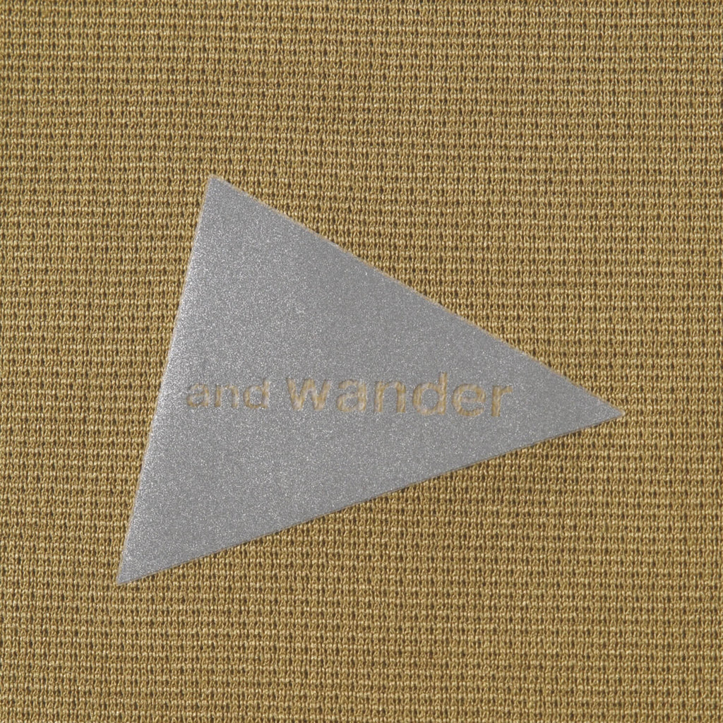 and wander（アンドワンダー）/パワードライ ジャージーショートスリーブT/ホワイト/WOMENS