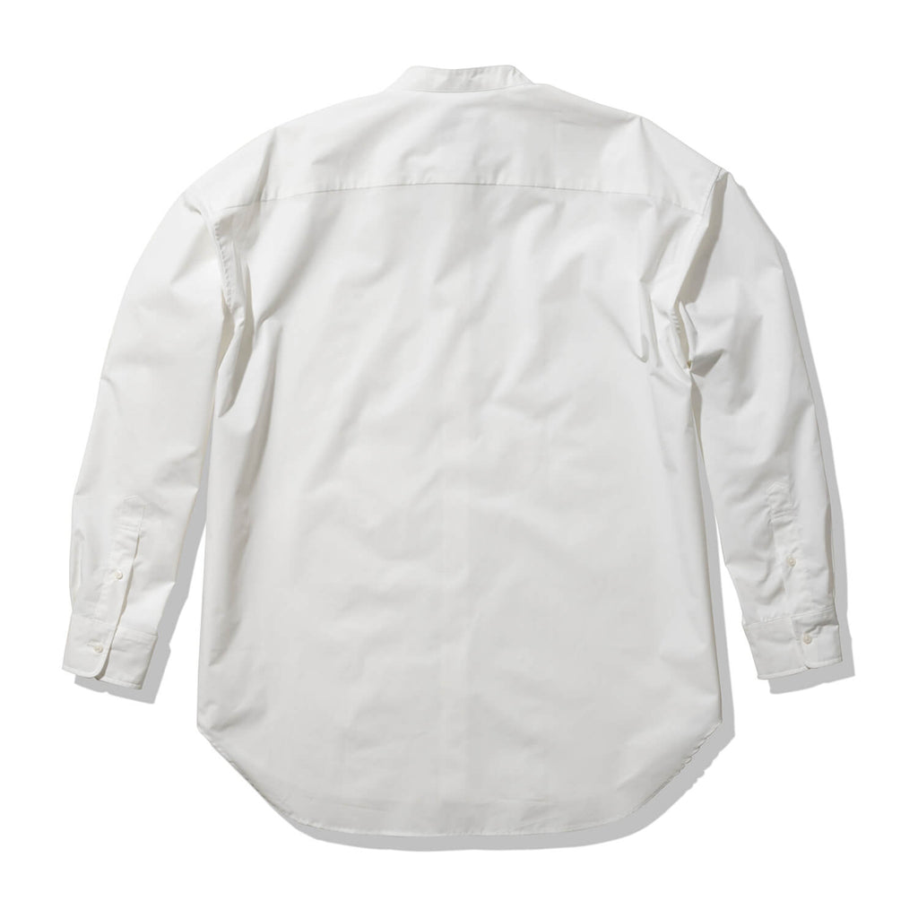 MXP（エムエックスピー）/ロングスリーブ スマートブロードビッグシャツ/ホワイト/UNISEX