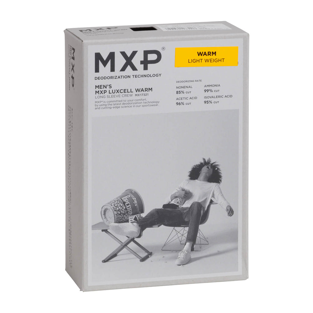 MXP（エムエックスピー）/リュクセルウォーム ロングスリーブクルー/グレー/MENS