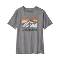 patagonia（パタゴニア）/リジェネラティブオーガニックサーティファイドコットン グラフィックTシャツ/グレー/BOYS